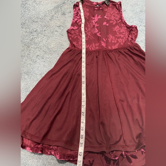 forever 21 Dark red women dress, large size - Picture 8 of 9